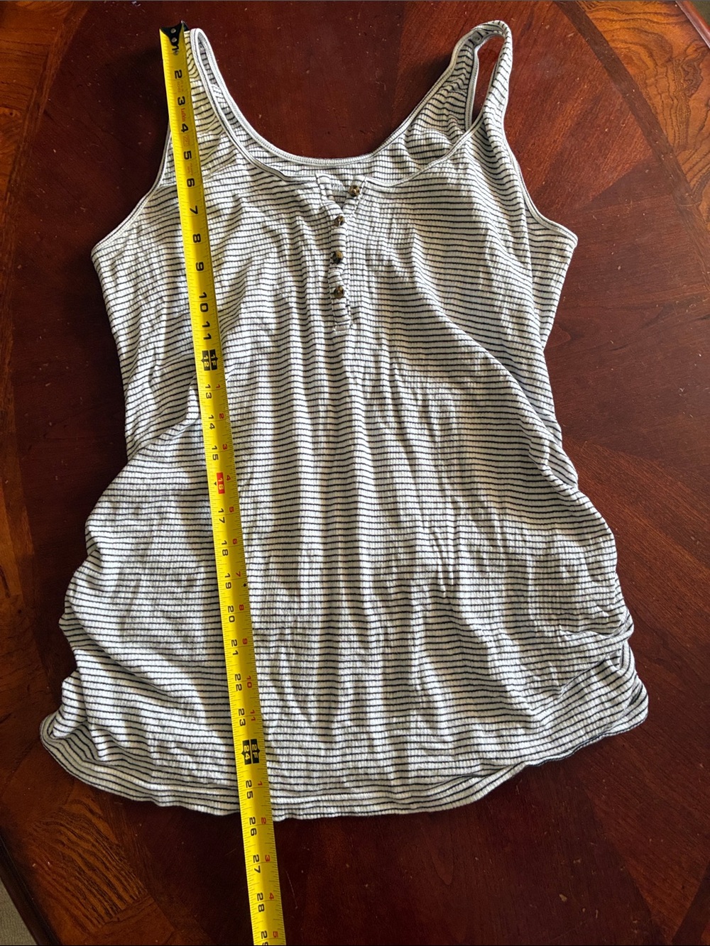 Old Navy striped maternity tank size large